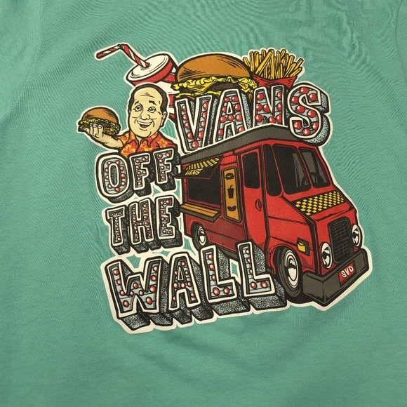 Vans VanDoren BBQ SS Tee Teal - Picture 5 of 5